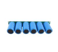 Alomejor Módulo de Supercondensador 6 en 1 2.7V500F Almacenamiento de Energía de Alta Eficiencia para Uso Automotriz Compacto Azul