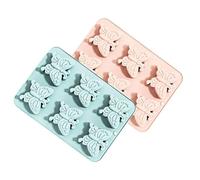 Alomejor Molde de de Silicona con Patrón Exquisito, 2 Piezas para Elaborar Jabones y Velas, Material Duradero de 8,86x6,89 Pulgadas