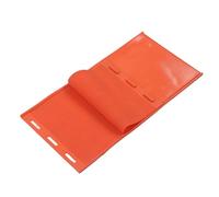 Alomejor Molde de Hoja de Prensa de Cera de Abejas con Molde de Silicona Plegable para Apicultura Adhesivo de Color Naranja y Reutilizable para Tamaños Grandes o Múltiples Tamaños Pequeños, Adecuado
