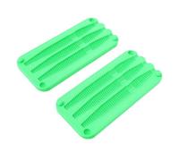 Alomejor Molde de Señuelo de Plástico Blando PETG Molde de Cebo Blando 2 Cavidades 5,43 X 2,52 X 0,79 Pulgadas para Hacer Señuelos de Pesca DIY Pescadores y Fabricantes de Cebos Blandos por Debajo