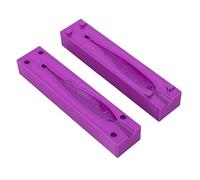 Alomejor Molde de Señuelo Suave, Molde de Señuelo de Pesca PETG para Cebo de Plástico Blando de Bricolaje, Diseño Reutilizable de 2 Partes, 4.92 X 1.06 X 1.42 Pulgadas, para Pescadores Artesanales