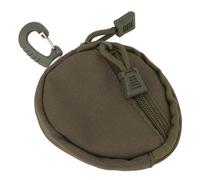 Alomejor Monedero Duradero de Gran Capacidad con Cremallera para Hombres, Monedero Pequeño Deportivo para Uso Diario, 3,9 X 3,9 Pulgadas (Green)