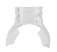 Alomejor Mordedura para Tubo de Buceo Material de PVC desechable Transparente Mordedura para Buceo Profundo y Snorkeling Tubo de respiración Seca Suave Silicona orgánica