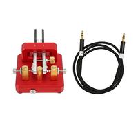 Alomejor Morse Code Key, Double Paddle, Automatic Design (Wine Red) | Fibra de carbono liviana y duradera, contactos plateados estables, interfaz de de 3,5 mm