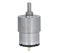 Alomejor Motor de Engranaje de 12V CC, Caja de Engranajes de Metal Fuerte, Motor de Reducción de Velocidad para Electrodomésticos Inteligentes, Mini Eléctrico (22RPM)