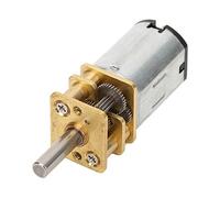 Alomejor Motor de Engranajes de Alto Rendimiento GA12-N20 con Caja de Cambios de Metal DC 12V 60/500/1000RPM para Aficionados e Ingeniería (60RPM)