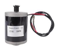 Alomejor Motor Eléctrico de Repuesto para E100 E125 E150 E175, Motor de Scooter de Aleación de Aluminio de 100 W con Correa de Goma para ESpark Pulse Charger Chopster