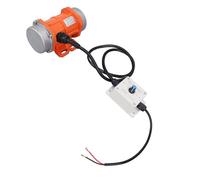 Alomejor Motor Vibratorio Eléctrico de Aleación de Aluminio sin Escobillas DC 12V 4000RPM para Coctelera de Hormigón, Resistente Al Agua IP65, Velocidad Ajustable para Mesa Vibratoria (60W)