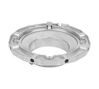 Alomejor Mount Metal Softbox Chuck Adaptador para Linterna Accesorios de Fotografía Durable y Liviano Ajuste para Uso en Estudio Plata 1 Unidad