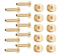 Alomejor MT200/M315/M355/M365 Disco de Freno Oliva de Cobre e Inserto de Conexión para Bicicletas de Alta Gama, Duraderos y Duraderos, 10 Sets para Accesorios para Bicicletas