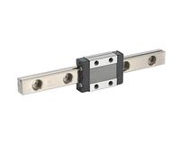 Alomejor MTN9 Mini Guía de Riel Lineal Acero de Rodamiento de Alta Precisión para Actualización de Impresora 3D CNC Tamaño Compacto 1 Pieza (100 mm)