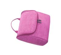 Alomejor Neceser de Viaje Impermeable de Gran Capacidad, Almacenamiento Colgante para Vacaciones, Tela Oxford Portátil (Rose Pink)