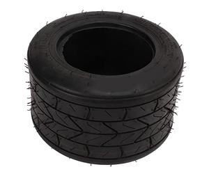 Alomejor Neumático Ensanchado de 10 Pulgadas 10x6,00-5,5 Neumático sin Cámara de Vacío para Motocicleta Neumático de Vacío Neumático de Motocicleta para Motor de Scooter Eléctrico