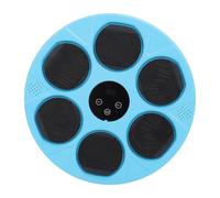 Alomejor Objetivo de Boxeo con Música Inteligente, Velocidades Múltiples, Pantalla LED, Espuma de Alta Elasticidad, Entrenador de Boxeo para Montaje en Pared, con Control Táctil y Altavoz (Blue)
