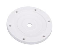 Alomejor Ojal para Caña de Pescar, Soporte de Utilidad Marina Multifuncional de PVC Duradero para Barcos, Yates, Diámetro Exterior de 10,2 Cm