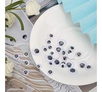 Alomejor Ojos de Juguete de Plástico Lindos y Duraderos para Muñecas Hechas a Mano, 800 Piezas de Accesorios de Globo Ocular Móviles de 4-12 Mm para Niños y Adultos