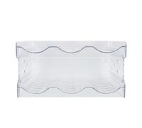 Alomejor Organizador Apilable de Botellas de Agua, Estante de Almacenamiento de Plástico Transparente de Doble Capa para Gabinete de Cocina, 2 Unidades (3 Botellas por Estante)