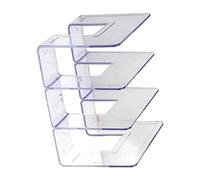 Alomejor Organizador de Bolsos, Estante de Almacenamiento de Bolsas Transparente, Estante Duradero para Bolsos, Armario de Dormitorio, Material de PC Apilable (4 Sección) (4 Sección) (3