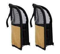 Alomejor Organizador de Cocina de Camping, Bolsa de Almacenamiento de Malla, 2 Unidades 600D Oxford 10 X 25 Cm, for Cocina de Camping (Caqui)
