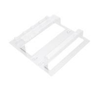 Alomejor Organizador de Pared Junto a la Cama, Estante de Almacenamiento de Plástico Resistente para Dormitorio, Oficina, Fácil Instalación para Teléfonos Móviles, Control Remoto, Llaves,