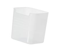 Alomejor Organizador para Refrigerador, Caja de Almacenamiento de Plástico para Nevera, Verduras, Frutas, Aperitivos, Conserva la Frescura para Uso Doméstico, 4,9 Oz para Cocina (L)