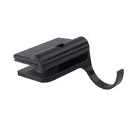 Alomejor Organizador Plegable con Gancho para, Soporte para de Material ABS para Atril con Abrazadera para Lápiz, Se Monta de Forma Segura en Soporte para Violín, Violonchelo y Ukelele (BLACK)