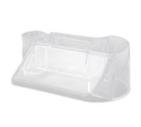 Alomejor Organizador Profesional Transparente para Taladro de Uñas, Caja de Almacenamiento de Herramientas de Manicura para Uso Doméstico y de Salón