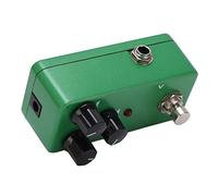 Alomejor Overdrive Verde Ajustable Mini Single Guitar Effect Pedal para Instrumentos Musicales