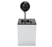 Alomejor Palanca de Cambios USB H Palanca de Cambios para PC Sim Juegos de Carreras para Aleación de Aluminio 6+R Blanco 1 Unidad