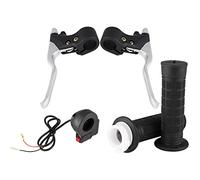 Alomejor Palanca de Embrague de Motocicleta, Kit de Palancas de Freno de Acelerador de Aluminio para Manillar de Bicicleta de Bolsillo de 22 Mm