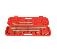 Alomejor Palanca de Reparación de Carrocería, Juego de Herramientas de Reparación de Abolladuras de Metal para Golpes de Puertas y Daños por Granizo, Ideal para Uso en Automóviles y Garajes