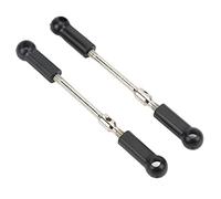 Alomejor Palanca de Unión de la Varilla Superior Delantera para 104001-1877 RC Auto Parts, Varilla Extracción Superior Frontal Duradera para Actualización y Modificación, Entusiastas 2pcset RC