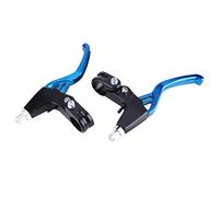Alomejor Palancas de Freno Bicicleta Aluminio - Manetas Freno para Bicicleta Carretera y Montaña, Accesorios Ciclismo Ajustables, Ligero y Duradero -
