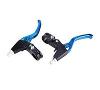 Alomejor Palancas de Freno Bicicleta Aluminio - Manetas Freno para Bicicleta Carretera y Montaña, Accesorios Ciclismo Ajustables, Ligero y Duradero -