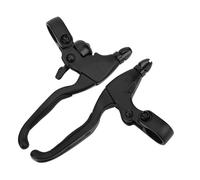 Alomejor Palancas de Freno de Bicicleta, par de Palancas de Freno de Aleación de Aluminio, Ajuste de Manillar de 22,2 Mm, Bloqueo Ajustable, Juego Izquierdo Derecho para Equipo de Ciclismo para (con