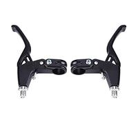 Alomejor Palancas de Freno para Bicicleta de Carretera y Montaña - Manetas de Freno de Aluminio Ligero, Accesorios para Ciclismo, Compatible con Bicicletas de Montaña y Urbana (Negro)