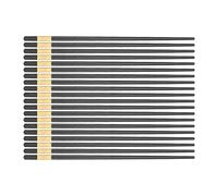 Alomejor Palillos Chinos de Fibra de Vidrio Diseño Antideslizante para Cocina Asiática 10 Pares 9,5 Pulgadas Reutilizables Apto para Lavavajillas para Cocina Casera