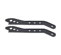 Alomejor Palo de Empuje para Carpintería, Enrutador de Seguridad Duradero, Palo de Empuje para Carpinteros Domésticos, 2 Piezas, Adecuado para Sierra de Mesa, Sierra de Cinta, ABS, Negro, 16,54