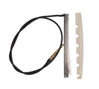 Alomejor Palo de Pastilla de Guitarra Acústica, Puente de Diseño Compacto, Pieza de Repuesto para Canciones Populares, Material de Rendimiento para Músicos