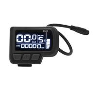Alomejor Panel de Visualización para Bicicleta Eléctrica LCD EN06, Resistente Al Agua, Material ABS Ligero para Mejorar la Visibilidad, Adecuado para Manillar de 22,2mm