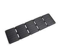 Alomejor Panel Solar Plegable Impermeable, Cargador Exterior Eficiente para Viajes de Camping, Silicio Monocristalino