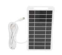 Alomejor Panel Solar Portátil Silicio Policristalino Panel Solar USB 2W 5V Tipo C Tamaño Mini Alta Conversión Ligero para Viajes Al Aire Carga de Teléfono Barcos
