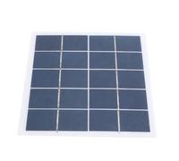 Alomejor Panel Solar Portátil, Tecnología Policristalina, Potencia de 4 W para Cámaras de Seguridad y Luces Exteriores, Carga Impermeable y Eficiente para Patios