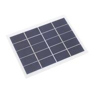 Alomejor Panel Solar, Silicio Policristalino, Diseño Compacto a Prueba de Agua, Perfecto para Cámaras de Seguridad Exteriores y Luces de Patio