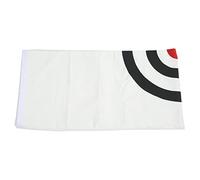 Alomejor Paño Blanco para Entrenamiento de, Diseño Reforzado de Cuatro Orificios, Paño para Golpear de Bádminton, Adecuado para Todas Las Pelotas, Ideal para la Práctica de Golpes de en Interiores y