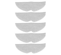 Alomejor Paño de Trapeador para Aspiradora, Súper Absorbente, Fácil Instalación para Mijia F9 1C, 5 Piezas de Accesorios de Piezas de Almohadilla de Trapeador de Tela No Tejida, Tamaño de 12.0x5.1