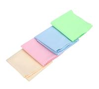 Alomejor Paños de Limpieza de Microfibra, Textura de Terciopelo de Felpa, Paño de Pulido de Instrumentos Universal para Guitarra, Violín, Piano, Ukelele