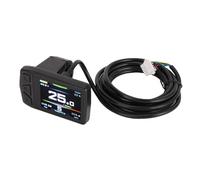 Alomejor Pantalla a Color para Bicicleta Eléctrica, Panel de Control de Pantalla ABS, Compatibilidad Versátil de 24 V, 36 V y 48 para Scooters y Bicicletas Eléctricas