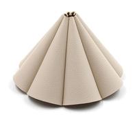 Alomejor Pantalla de Lámpara de Cuero Estilo Pétalo Resistente, Cubierta de Luz Exquisita para Acampar, Lámpara de Noche, Amarillo (Alomejoroc4y6hbgvx-3)