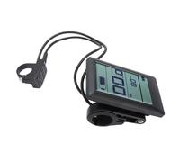 Alomejor Pantalla Ebikes, Medidor de Pantalla de Bicicleta Eléctrica para PC Resistente Al Agua con Retroiluminación LCD para Motores de Tracción Media M500 y Fácil Instalación para Ciclismo Al Aire